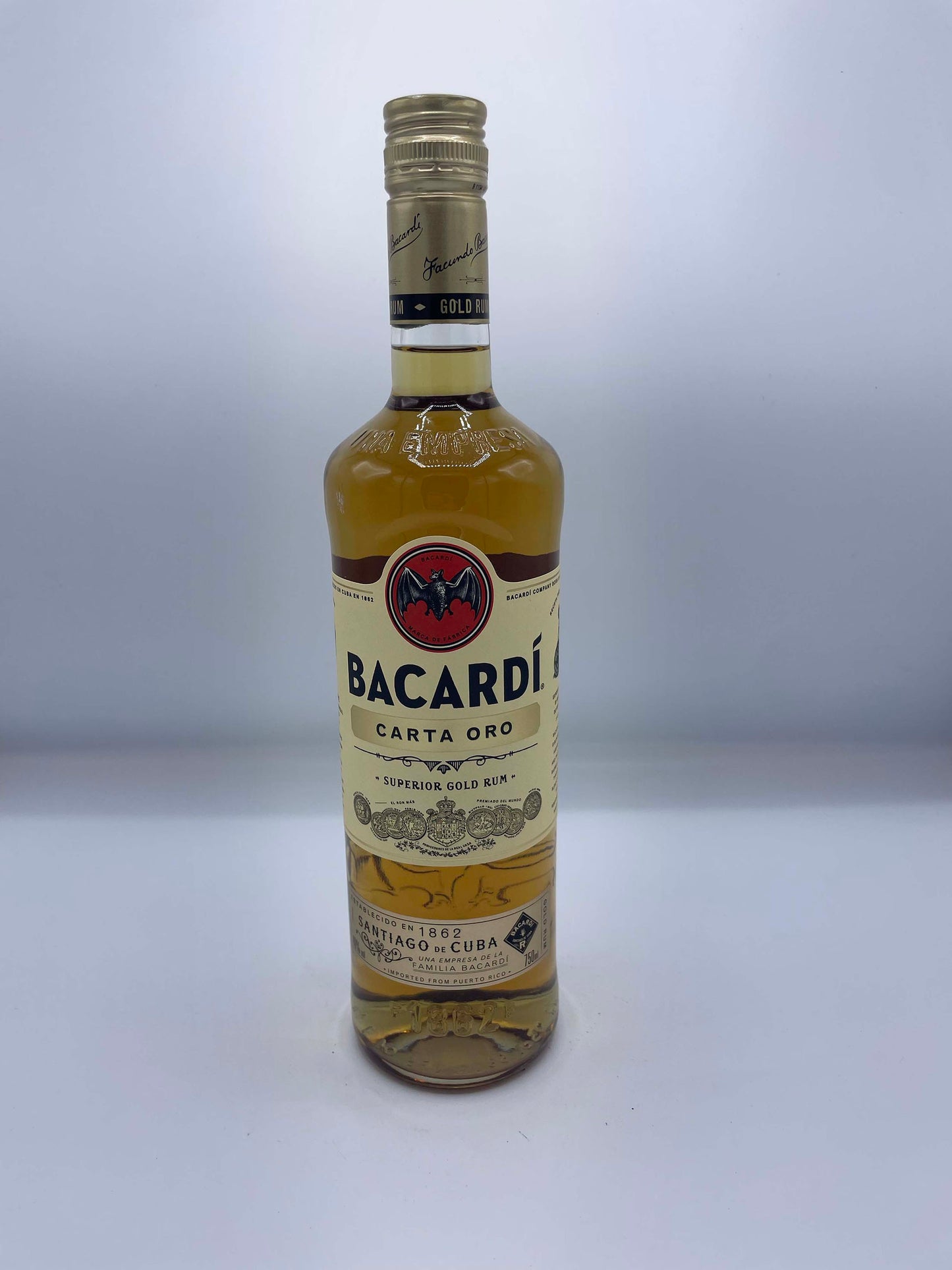 Bacardi Carta Oro 0.75 lt