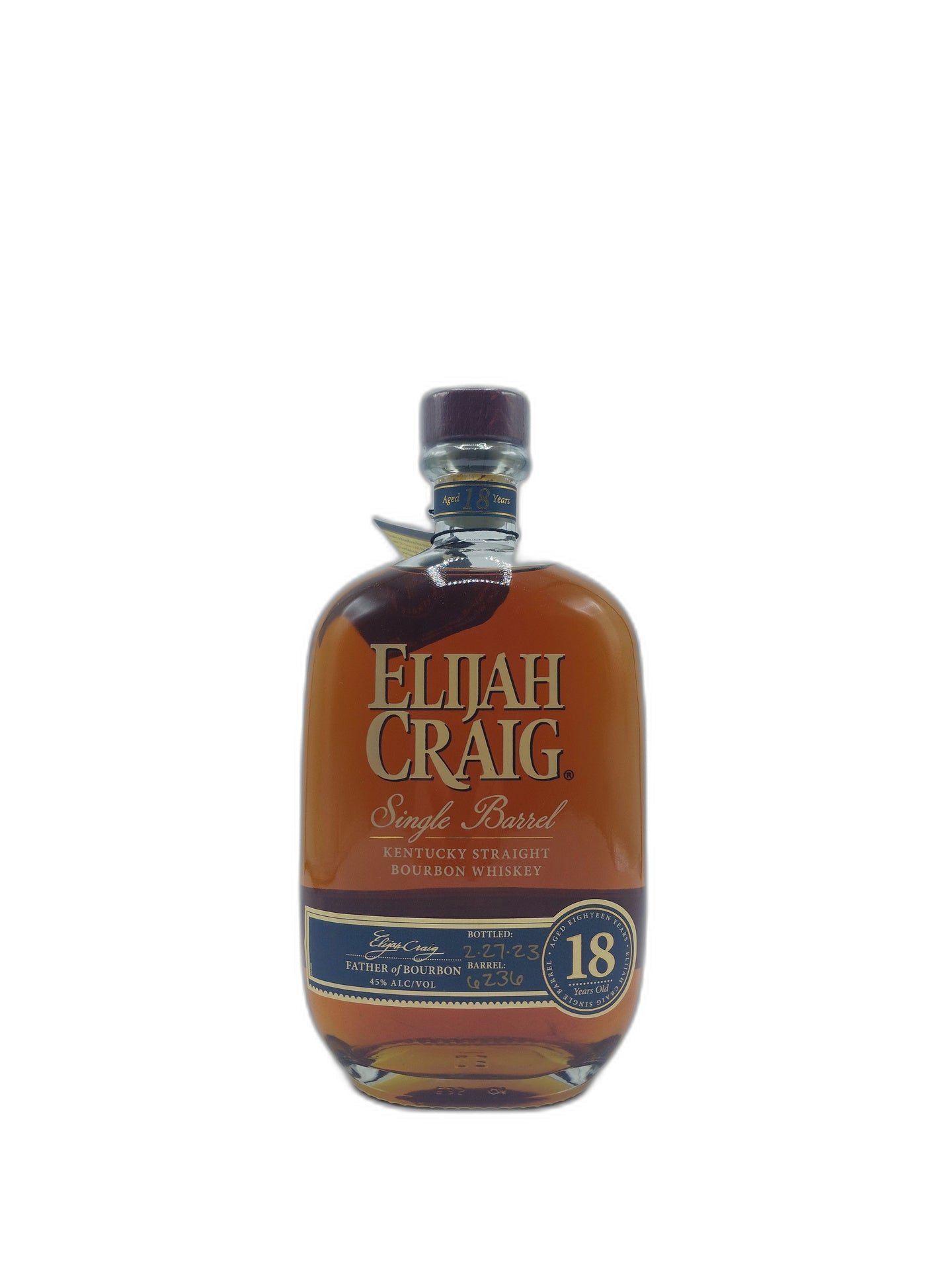 Elijah Craig 18 yo 0.75 lt