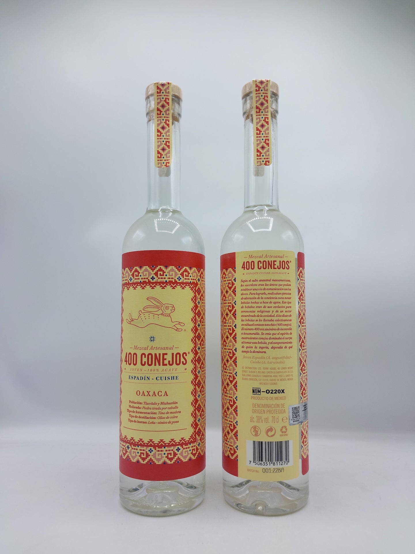 Mezcal 400 Conejos Cuishe 0.70 lt