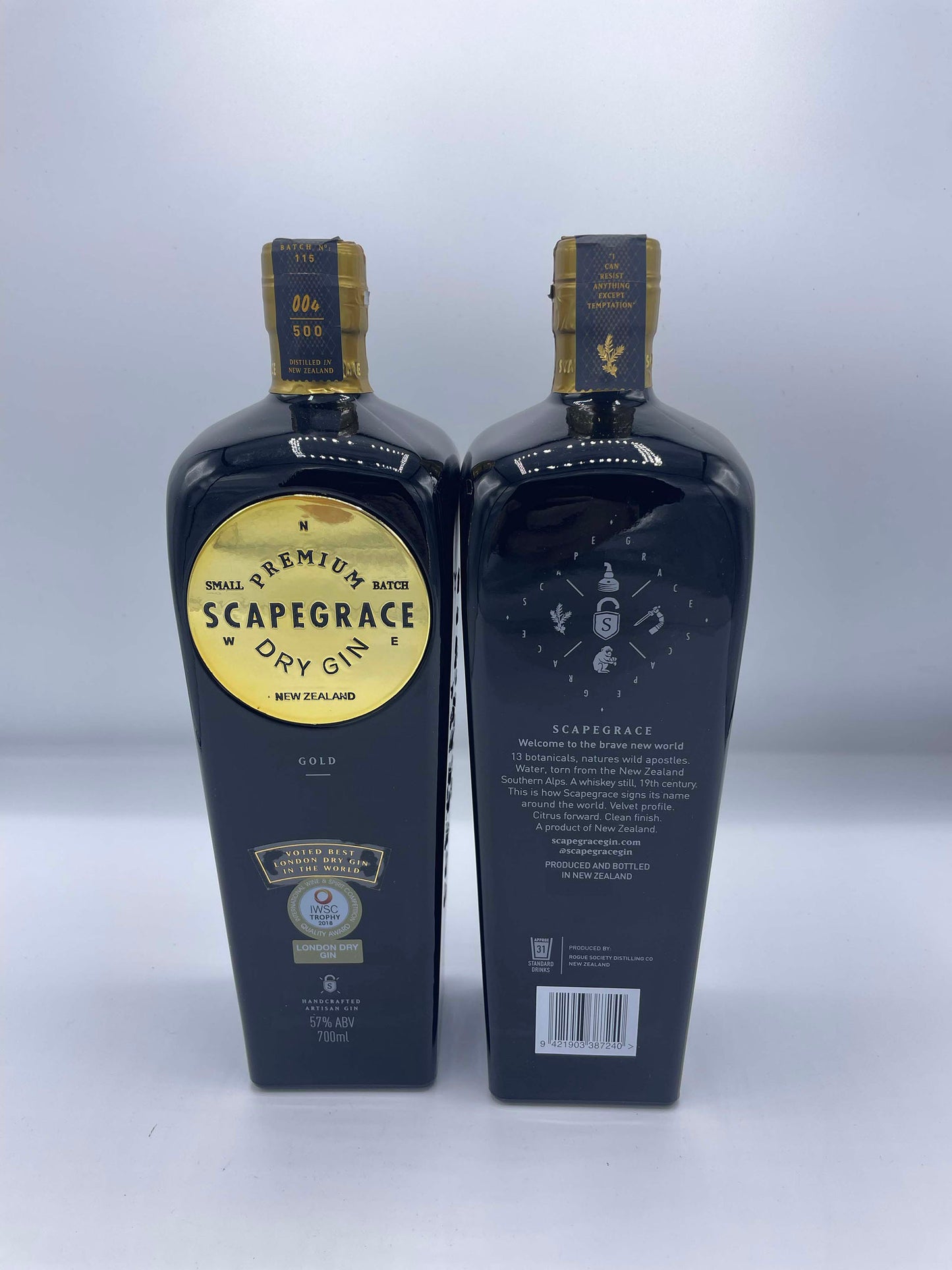 Scapegrace Gold Gin 0.70 lt