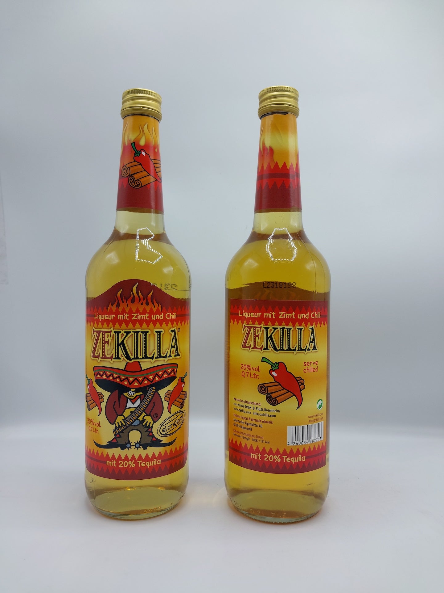 Zekilla Zimtlikör with Chili 0.70 lt